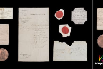 Documenten uit 1861 over de architect van het gemaal in Halfweg.