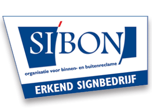 Wij zijn een Sibon erkend sign bedrijf
